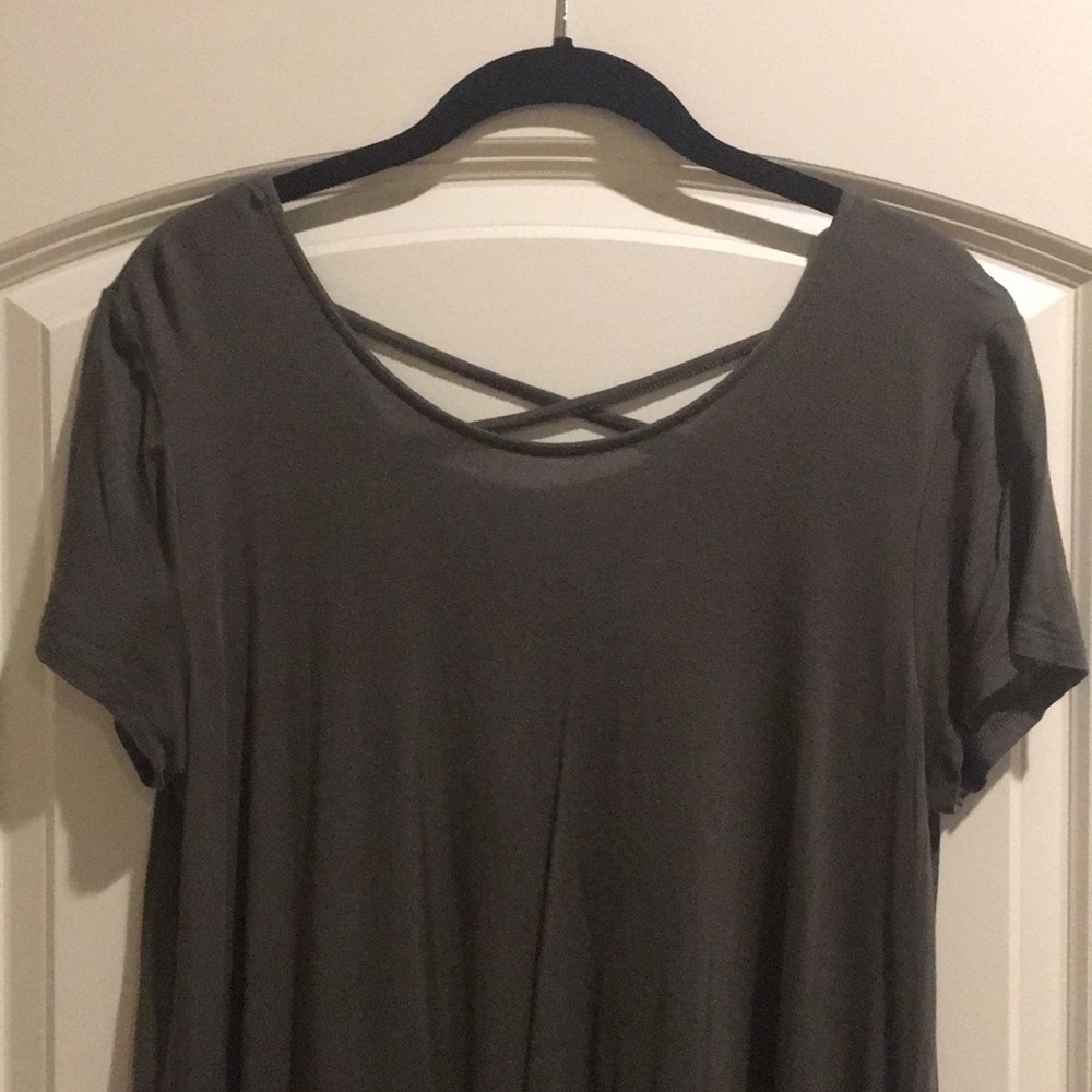 Olive green dress